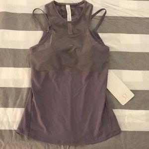 Lululemon top with bra